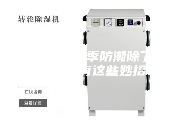 圍觀！梅雨季防潮除了除濕器還有這些妙招