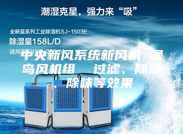 中央新風(fēng)系統(tǒng)新風(fēng)機 綠島風(fēng)機組  過濾、除濕、除味等效果