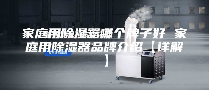 家庭用除濕器哪個牌子好 家庭用除濕器品牌介紹【詳解】