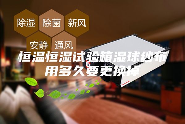 恒溫恒濕試驗(yàn)箱濕球紗布用多久要更換掉