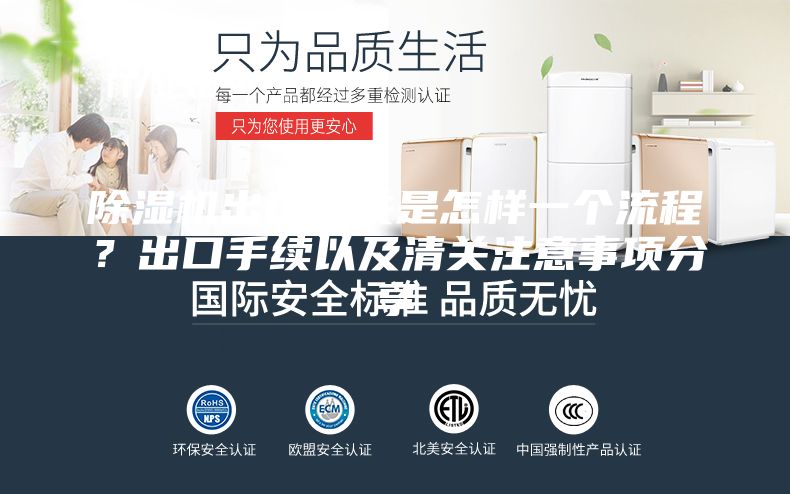 除濕機出口報關是怎樣一個流程？出口手續以及清關注意事項分享