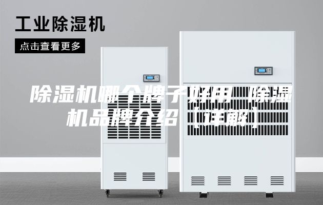 除濕機哪個牌子好用 除濕機品牌介紹【詳解】