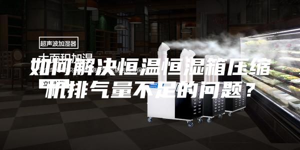如何解決恒溫恒濕箱壓縮機(jī)排氣量不足的問題？