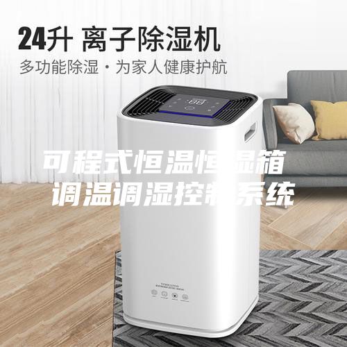 可程式恒溫恒濕箱 調溫調濕控制系統(tǒng)