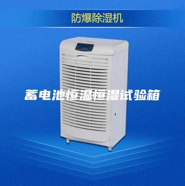 蓄電池恒溫恒濕試驗箱